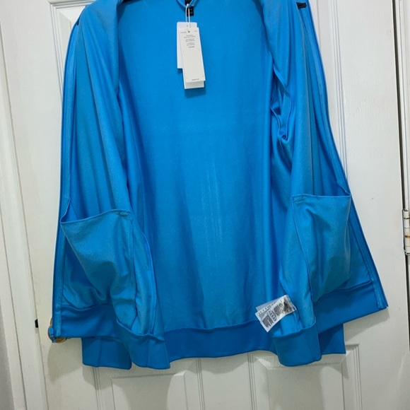 Adidas Essentials Tracksuit jacket straight leg pants sweatsuit warmup exercise - Picture 2 of 16